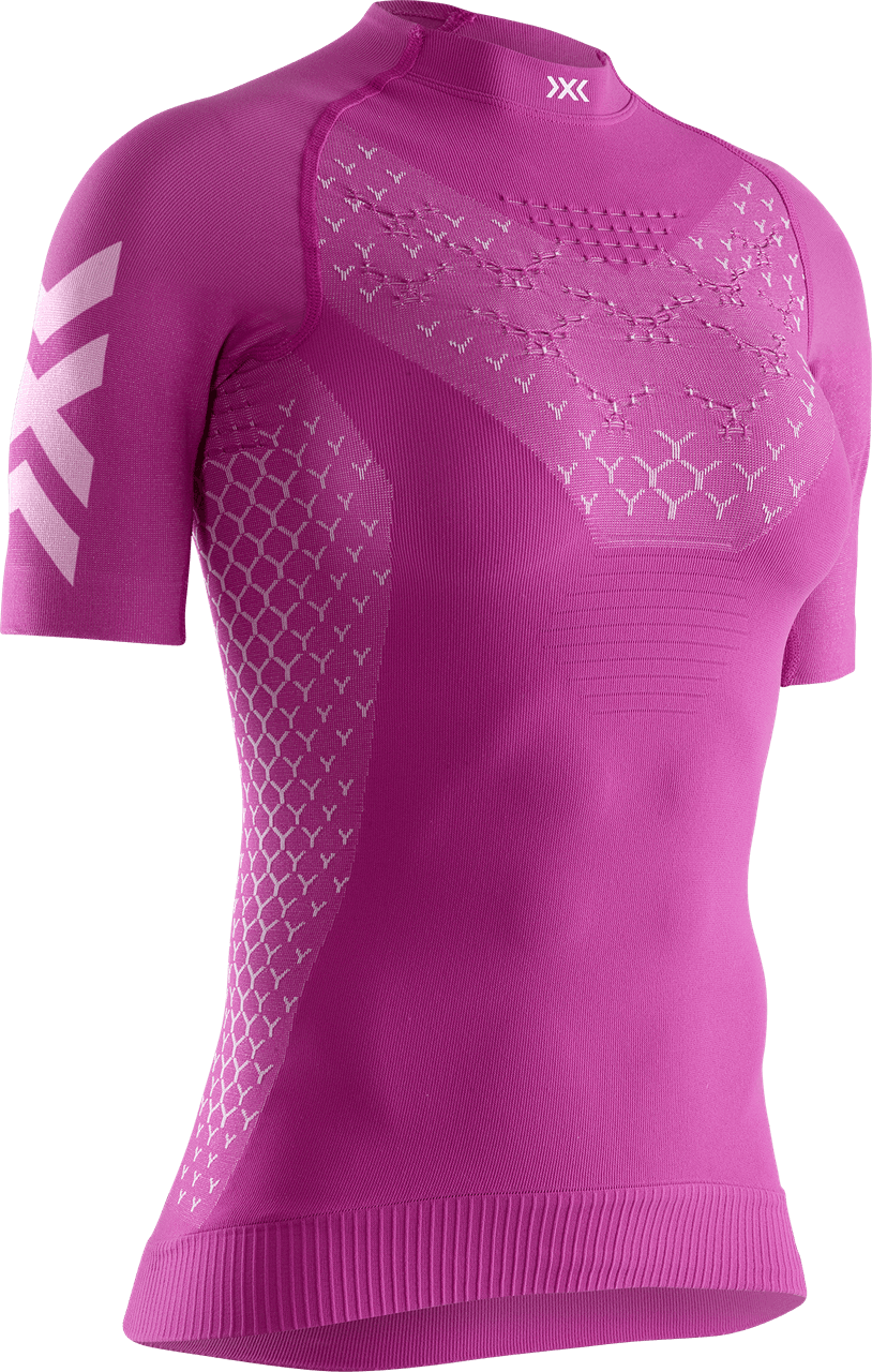 Camisa-entrenamiento-mujer-X-bionic-Twyce-manga-corta-rosa