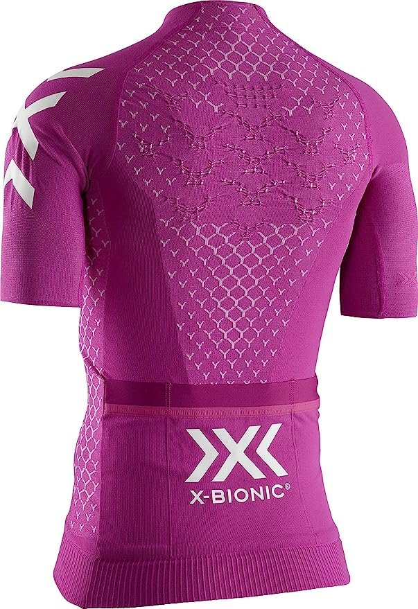 Camiseta-Xbionic-twice-bike-mujer-manga-corta-rosa-front